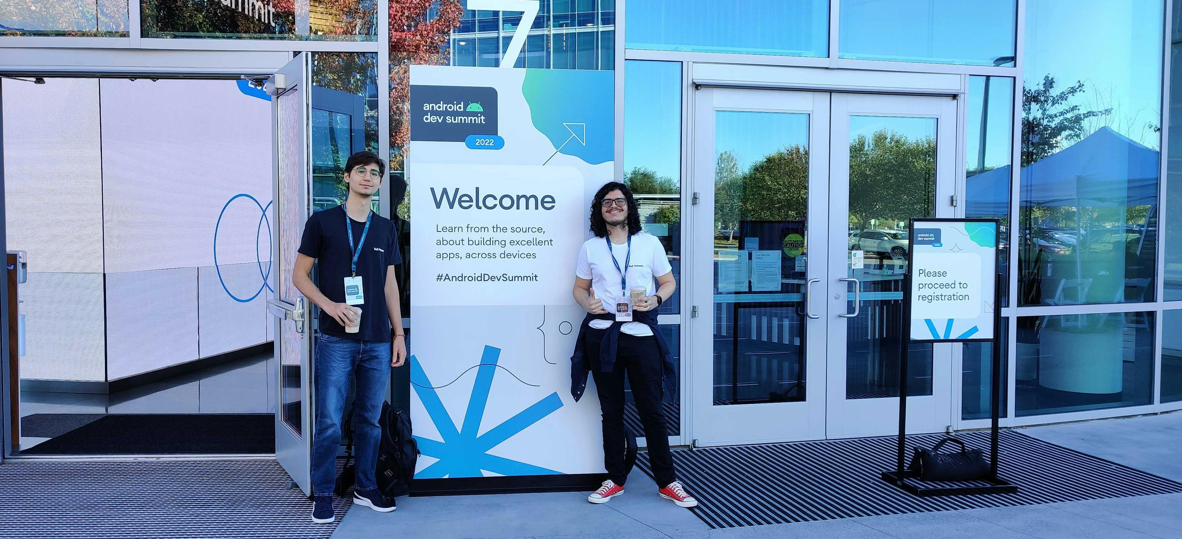 Moises developers at the Android Development Summit 2022 event